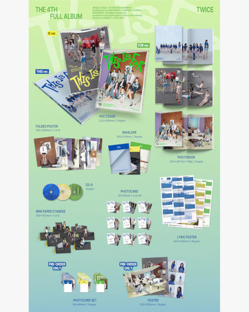 TWICE - 4th Full Album [THIS IS FOR] (3 Versions) - Image 2