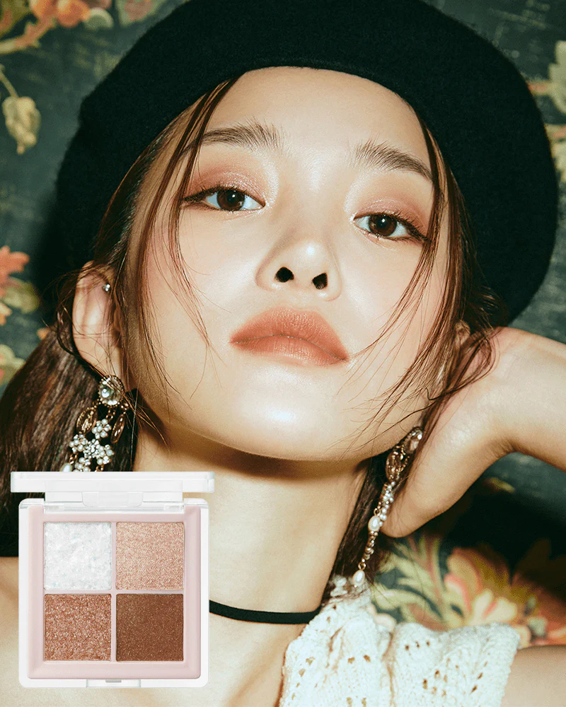TWINKLE POP by CLIO Pearl Flex Glitter Eye Palette #02 HEY, BROWN - Image 2