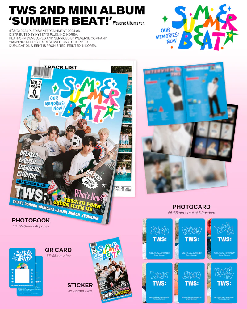 TWS - 2ND MINI ALBUM [SUMMER BEAT!] (Weverse Ver.) - Image 2