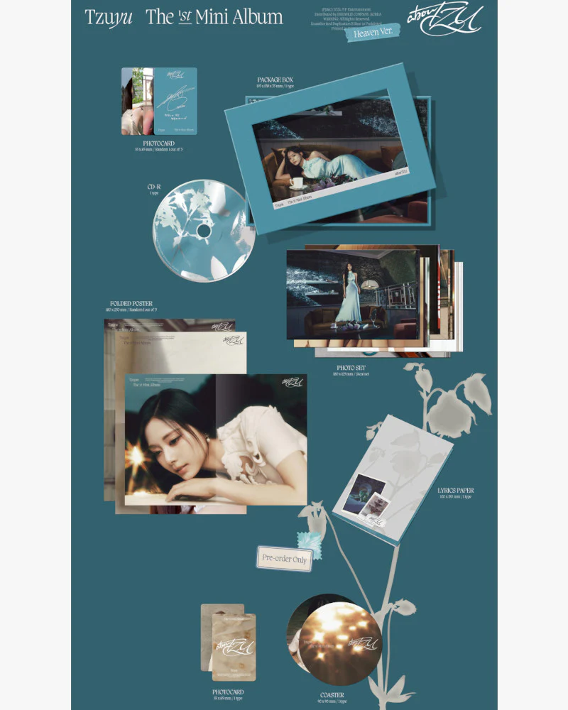 TZUYU (TWICE) - 1ST MINI ALBUM [abouTZU] (Heaven Ver.) - Image 2