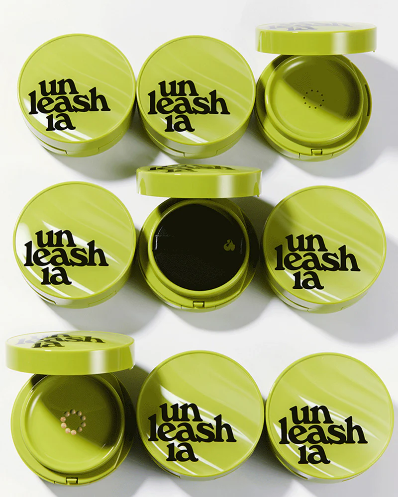 unleashia Satin Wear Healthy-Green Cushion - Image 2