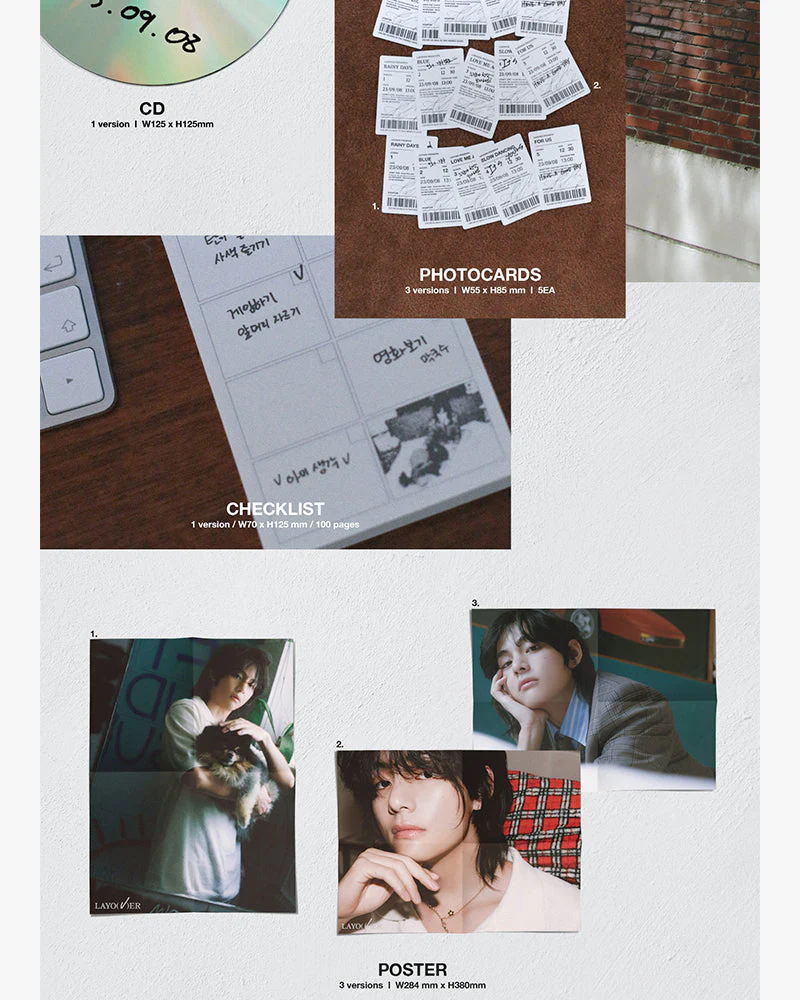 V (BTS) - Layover (3 Versions) - Image 6