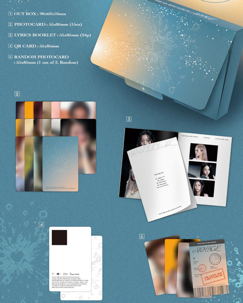 VIVIZ - 5th Mini Album [VOYAGE] (QR Ver.) - Image 2