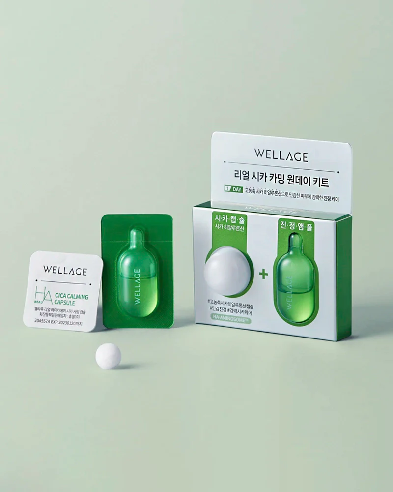 WELLAGE Real Cica Calming One Day Kit - Image 2