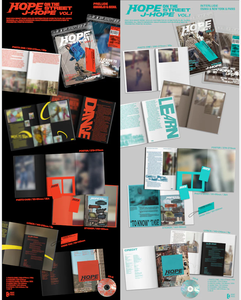 j-hope (BTS) - [HOPE ON THE STREET VOL.1] (2 Versions) - Image 2