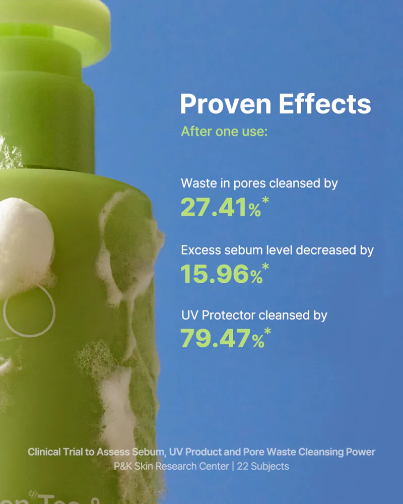By Wishtrend Green Tea & Enzyme Milky Foaming Wash - Image 5