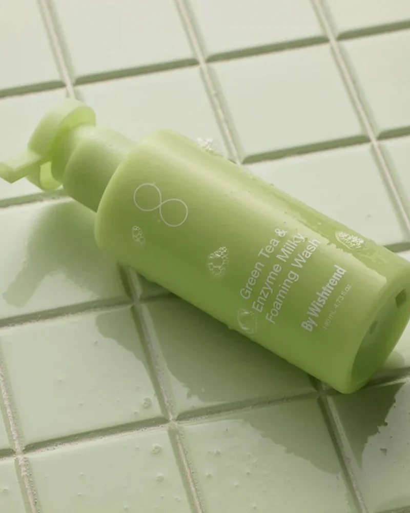 By Wishtrend Green Tea & Enzyme Milky Foaming Wash - Image 7