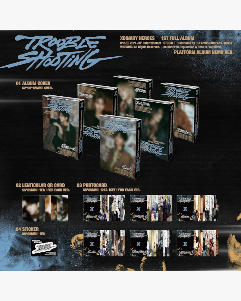 Xdinary Heroes - 1ST FULL ALBUM [Troubleshooting] Platform Ver. (6 Versions) - Image 2