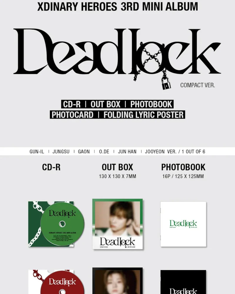 Xdinary Heroes - 3rd Mini Album [Deadlock] (Compact Ver.) (6 Versions) - Image 2
