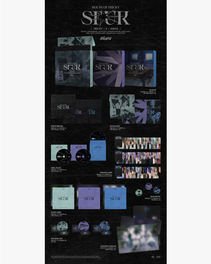 xikers - 5th mini album [HOUSE OF TRICKY : SPUR] (3 Versions) - Image 2