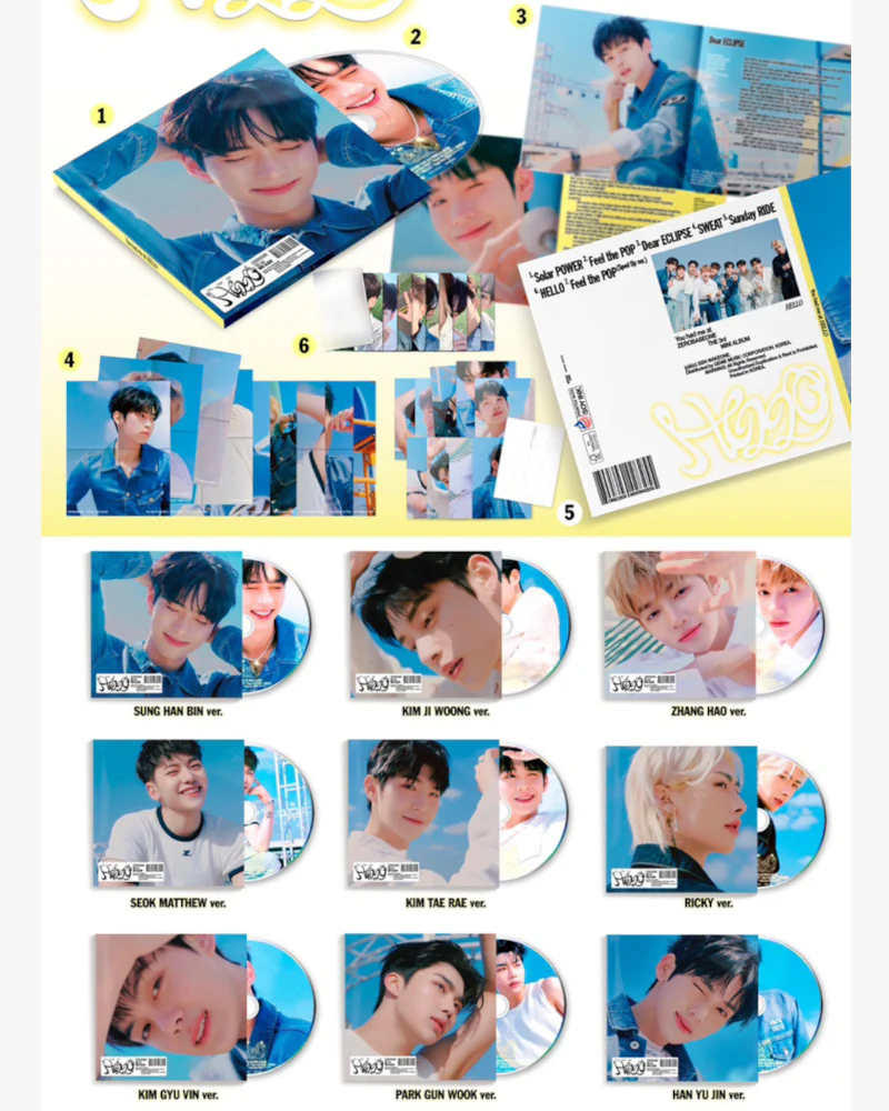 ZEROBASEONE - 3RD MINI ALBUM [You had me at HELLO] (Digipack Ver.) (9 Versions) - Image 2