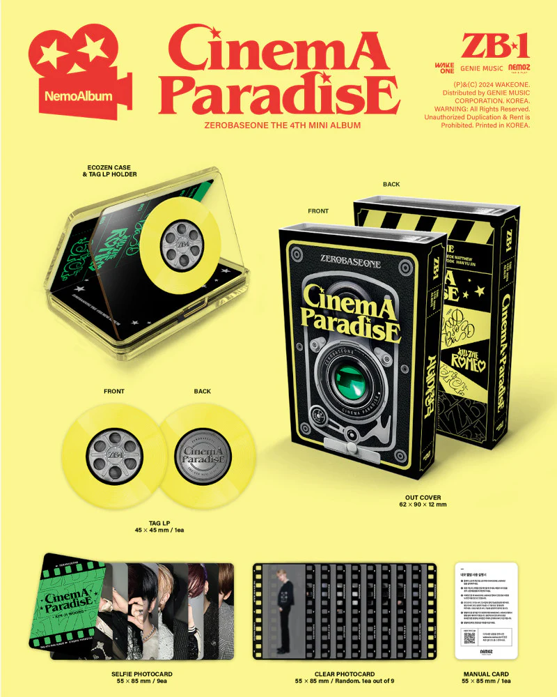 ZEROBASEONE - 4TH MINI ALBUM [CINEMA PARADISE] (Film Ver.) - Image 2